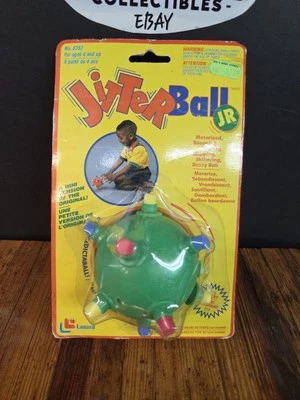 Vintage New 1994 Lanard Jitter Ball jr motorized bouncing crazy ball Jitterball  - Image 1 of 4