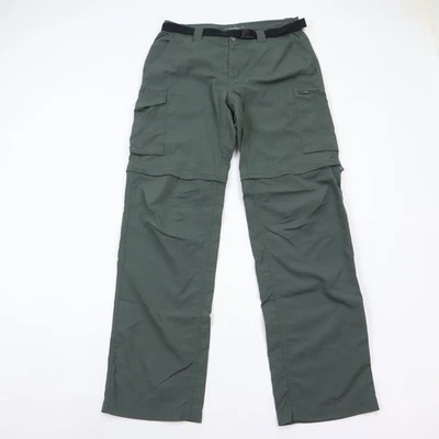 Pantalones cargo convertibles Columbia para hombre 32x32 con cinturón ligeros de nailon verde Foto 1 de 4