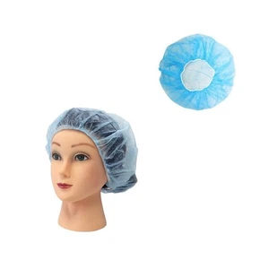 Non Woven Bouffant Cap Hair Net Cap Blue 21" Size 2000 Pieces - Picture 1 of 5