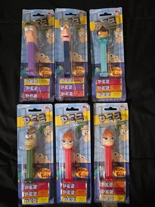 Phineas und Ferb Sammlerstücke Pez Spender 6 Stück, 1999 und 2009 - Bild 1 von 5