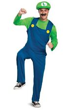 Luigi Boys Teen Super Mario Racer Video Game Classic Halloween Costume