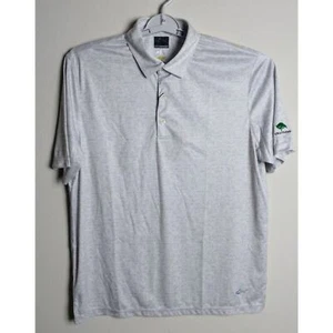 Greg Norman ML75 2 Below Solar XP Play Dry Golf Polo. Men's Large. Gray/White - Picture 1 of 10