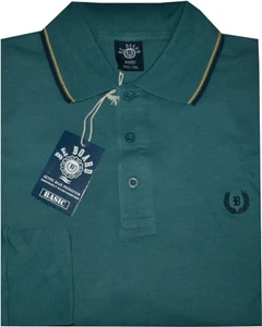 HERREN POLOSHIRT ÜBERGRÖSSEN 3XL 4XL 5XL 6XL Piquet Langarm Be Board grün - Bild 1 von 1