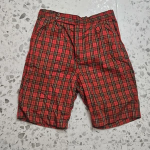 Vintage 50er 60er Jantzen mehrfarbig kariert Bermuda Shorts 34 Herren - Bild 1 von 8