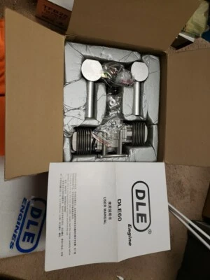 DLE Motor - DLE 60CC TWIN Gas Engine - New - Image 1 of 4