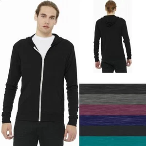 BELLA+CANVAS ® Unisex Triblend Cremallera Completa Ligera Sudadera con Capucha BC3939 Con Capucha XS-2XL - Imagen 1 de 33
