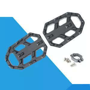 Wide Foot Pegs For Honda NC750X Footpeg Extensions Enlarge Pedal 2018-24 Grey - Picture 1 of 10