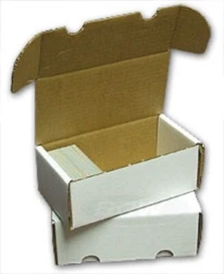10 BCW 400 Count Corrugated Cardboard Baseball Trading Card Storage Boxes box - Picture 1 of 1