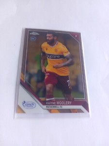 Trading Card Kaiyne Woolery Motherwell FC NEW 