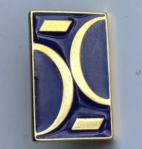 Purple Number 50 Birthday Anniversary Fifty #50 Gold Tone Vintage Vtg Lapel Pin - Picture 1 of 12