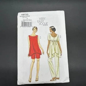 Pantalones cortos túnica Vogue V8733 Misses sin cortar talla XSM-MED - Imagen 1 de 4
