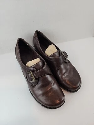 CROFT & BARROW КОРИЧНЕВЫЕ ЛОФЕРЫ ПРЯЖКА ЗАСТЕЖКА JOLIE ЖЕНЩИН РАЗМЕР 6,5 М - Изображение 1 из 4