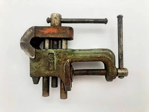 Vice with Anvil Medium Vintage Desk Vise Jewelry Device Watchmakers Tool USSR - Picture 1 of 12