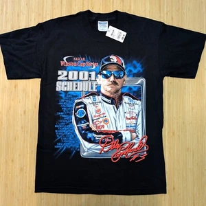 Vintage NASCAR Dale Earnhardt 2001 Winston Cup Schedule T-Shirt, Size Medium - Bild 1 von 8