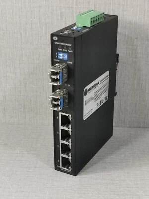 MERIDIAN Technologies US6GT4GX2POEH Ethernet Switch W/O ANY ACCS. - Image 1 of 4