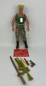 Vintage Hasbro 1992 G.I. Joe Capcom Street Fighter II Guile 12" Actionfigur - Bild 1 von 11