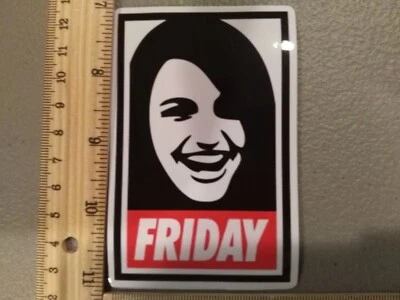 Новый большой милый смешной пятницы Supreme пародии мем виниловая наклейка стикер автомобиля ноутбука - Изображение 1 из 4