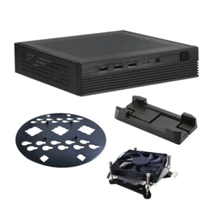 TX06 Desktop Mini PC Case for Thin ITX Motherboards with Efficient Cooling - Photo 1/12