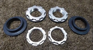 2015-18 BMW 328I F30 REAR LEFT & RIGHT STRUT SHOCK MOUNT BC RACING PAIR HARDWARE - Picture 1 of 2