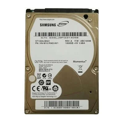Samsung  ST1000LM041 1TB 5400RPM SATA 2.5" HDD Laptop Notebook Hard Drive - Image 1 of 3