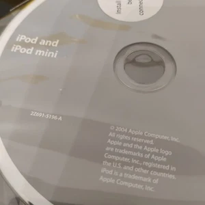 Vintage Apple iPod and iPod Mini 2004 Installation CD 2Z691-5196-A - Picture 1 of 3
