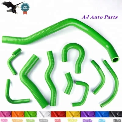 Manguera de silicona verde Fit Honda Civic/CRX EE EF/CR-X Base/DX/HF/Si 1988-1991 Foto 1 de 4