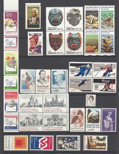 1980 Commemorative Year Set of 35 MNH Stamps  - Picture 1 of 1