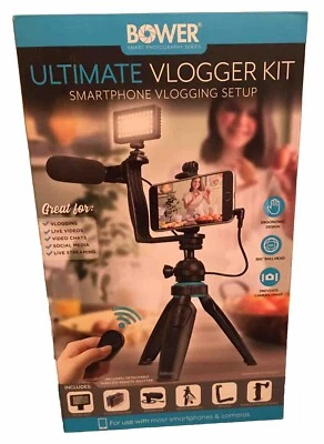 Kit de vlogger Bower Ultimate Smartphone Configuración de vlogging - Nueva caja abierta Foto 1 de 4