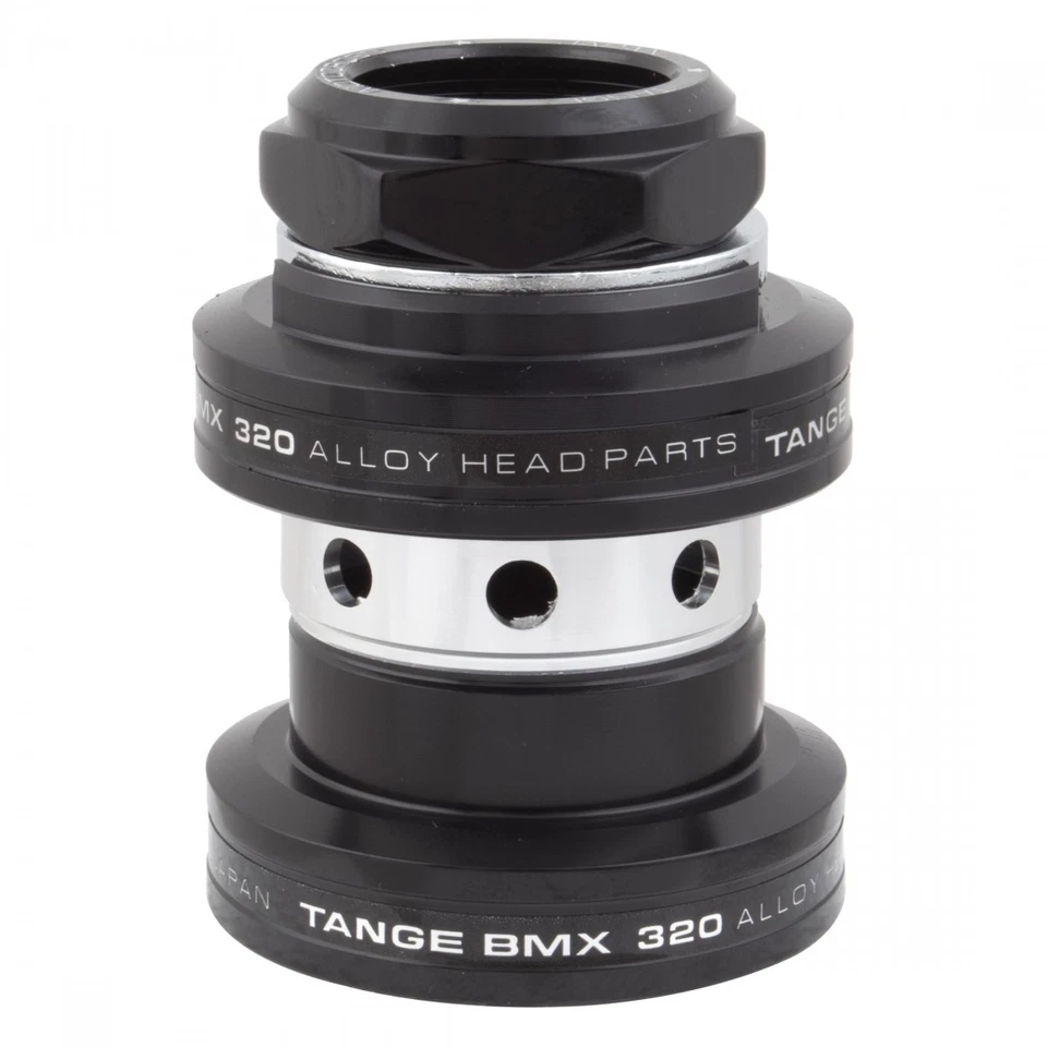 Tange MX320 Black Alloy Threaded BMX Headset with Sealed Bearings & Old School - Image 1 of 1