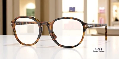 PERSOL PO3343V 1052 Madreterra Transparente 53 mm Unisex Anteojos Foto 1 de 2