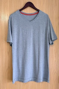Lululemon | Mens XL | Gray Shirt Short Sleeve V-Neck Active Wear - Picture 1 of 7