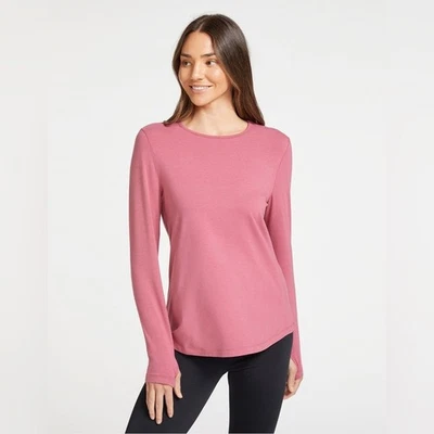 Top Columpio Solbari Rosa Oscuro Palo de Rosa UPF50+ Algodón Bambú Manga Larga - Grande Foto 1 de 4