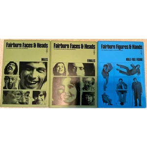 Fairburn System of Visual References Set - 3 Faces/Heads/Figures/Hands 1976-1979 - Picture 1 of 10