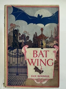 1921 - Bat Wing - Rohmer - 1st Edition - Dust Jacket - Antique HC - Picture 1 of 2