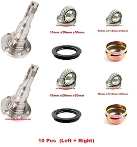 10Pcs ,VOLKSWAGEN ,GOLF '1' 1977-1983 Stub Axle Rear (Drum Brake) 357501117 - Picture 1 of 1