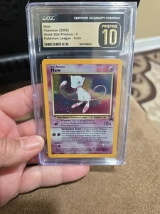 2000 Pokemon Black Star Promo Holo Pokemon League #9 Mew CGC 10 Pristine - Bild 1 von 2