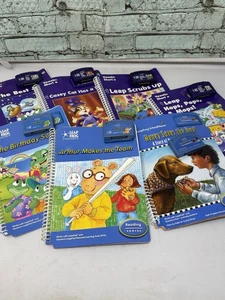 Leap Frog Quantum Books & Cartridges Lot Of 7 Vowels Arthur Reading WORKS TESTED - Picture 1 of 8