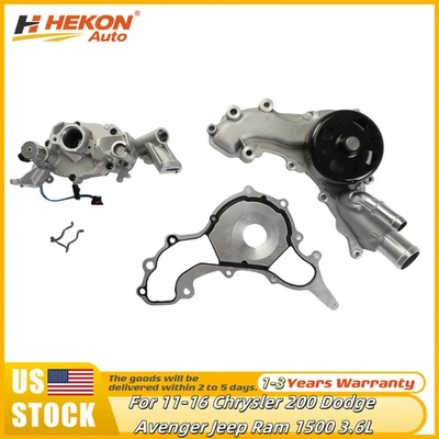 Juego de bomba de agua bomba de aceite para 11-16 Chrysler 200 Dodge Avenger Jeep Ram 1500 3,6 L Foto 1 de 4