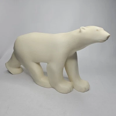 Escultura de urso polar 18" 1984 François Pompon Metropolitan Museum of Art X Grande - Imagem 1 de 4