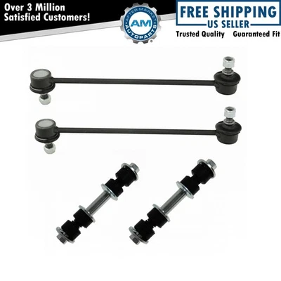 Front & Rear Sway Bar Stabilizer Link Set For 2010-2017 Jeep Compass Patriot - Image 1 of 4