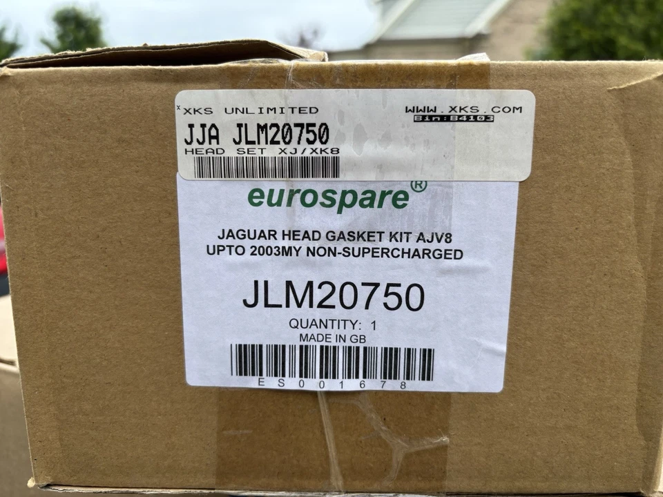 Kit de junta de culata Jaguar XK de 4,0 L Foto 1 de 3