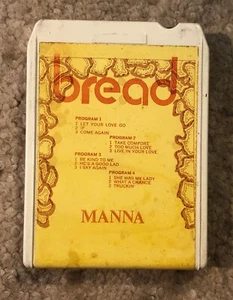 Bread “Manna” - Classic Rock 8 Track Tape - Rare Yellow Label - Picture 1 of 1