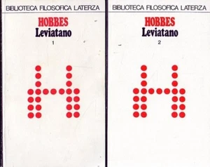 HOBBES LEVIATANO MARIO VINCIGUERRA ARRIGO PACCHI 1974 LATERZA 2 VOL (ZA246) - Foto 1 di 1