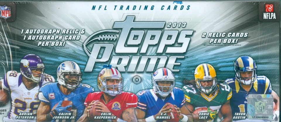 2013 Topps Prime Football Hobby Box - 4 Hits!! - Image 1 of 1