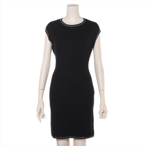 CHANEL P43032K04341 Abito in maglia donna taglia 36 colore navy made in Italy