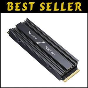 Efficient 4TB PCIe Gen 4 SSD with Heatsink - Upgrade for Gaming and Productivity - Picture 1 of 8