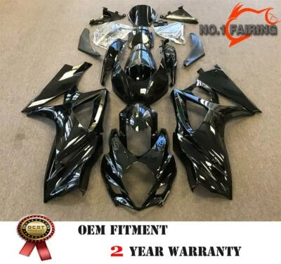 Kit de carenado ABS negro inyección EE. UU. carrocería para Suzuki GSXR GSX-R 1000 2007 2008 Foto 1 de 4