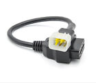 6-Pin to 16-Pin Motorcycle OBD2 Diagnostic Adapter  Cable For Delphi Test Line K