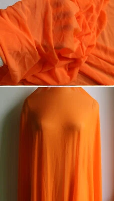 By Yard nylon spandex lining underwear stockings knit net mesh material stretch - Image 1 of 4