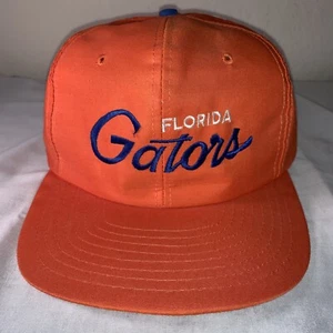 Cappello Berretto Snapback Vintage Anni 90 Sports Specialties UF Florida Gators Arancione Raro - Foto 1 di 14